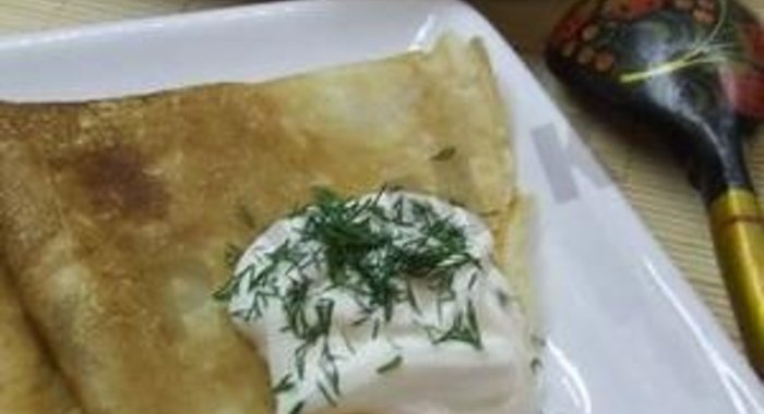 Капустные блины с капустой