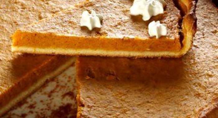 Тыквенный чизкейк с корицей и апельсиновой цедрой