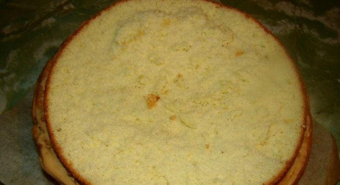 Бисквитные коржи для торта