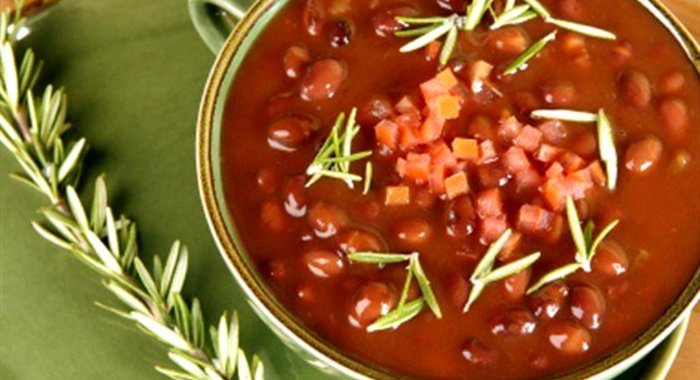 Карибский фасолевый суп