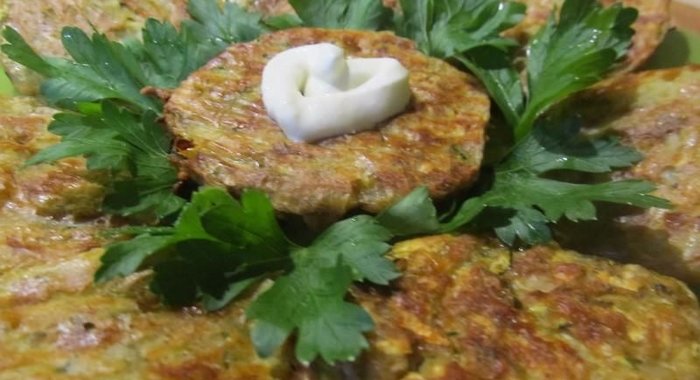 Оладьи из кабачков в духовке