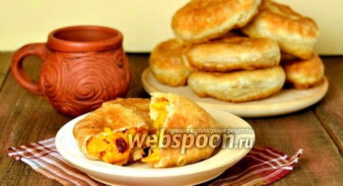 Постные пирожки с тыквой
