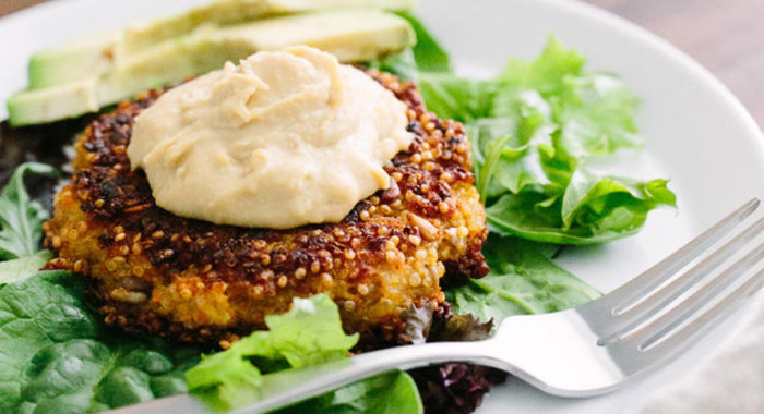 Вегетарианские котлеты из киноа