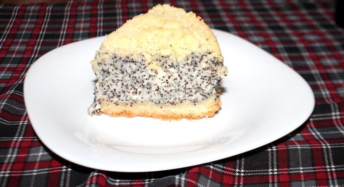 Маковый творожник