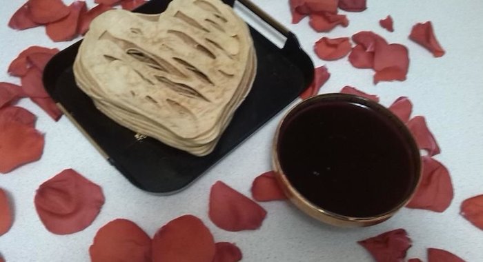 Блинчики Сердце для любимого