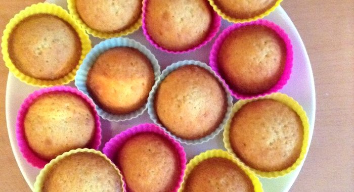 Маффины с апельсиновым соком и цедрой