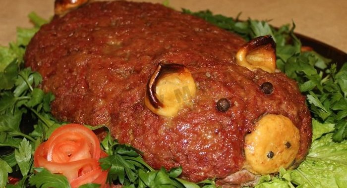 Мясная запеканка с картофелем Хрюн Василий