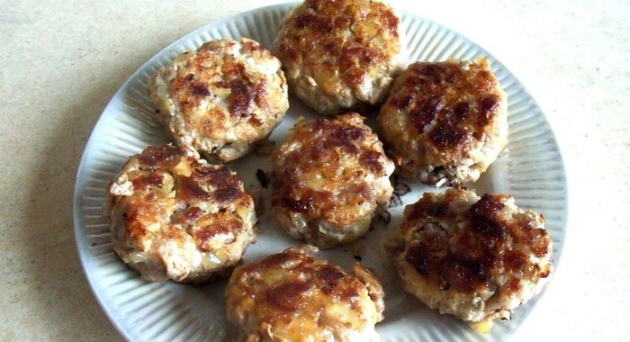 Рубленые котлеты из свинины