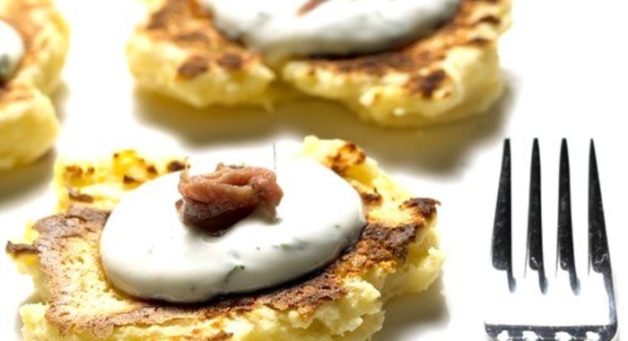 Оладьи из кабачков с фетой