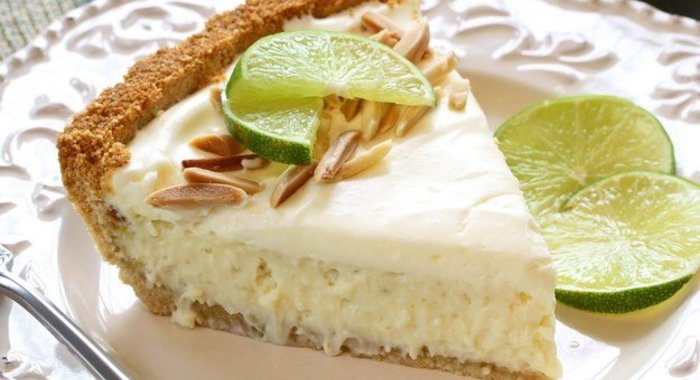 Пирог с лаймовой начинкой