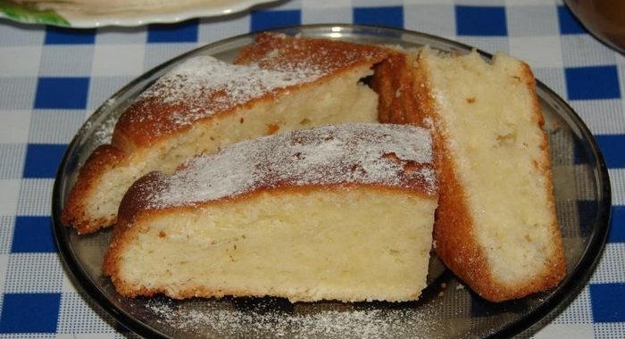 Сметанный кекс на сметане