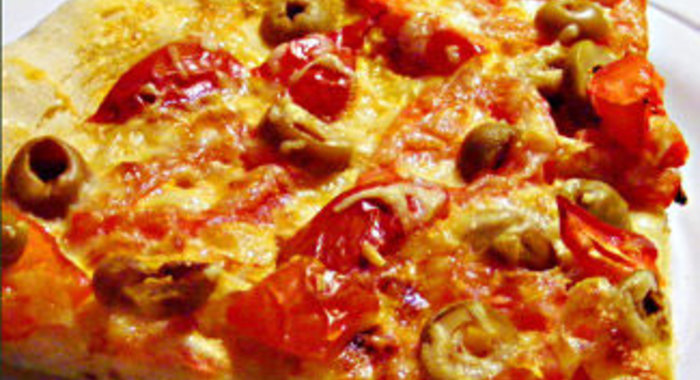 Пицца домашняя на кефире