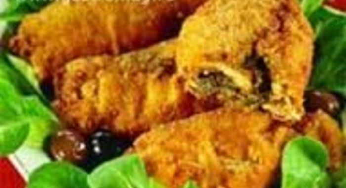 Котлета по-киевски с помидорами