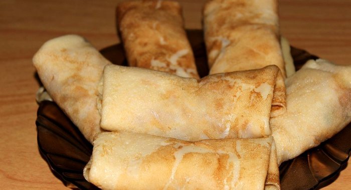 Очень вкусные блинчики с мясом