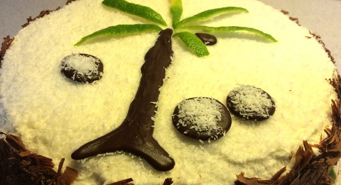 Кокосовый кекс