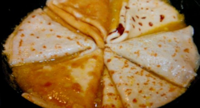 Апельсиновые блины (Креп сюзет)