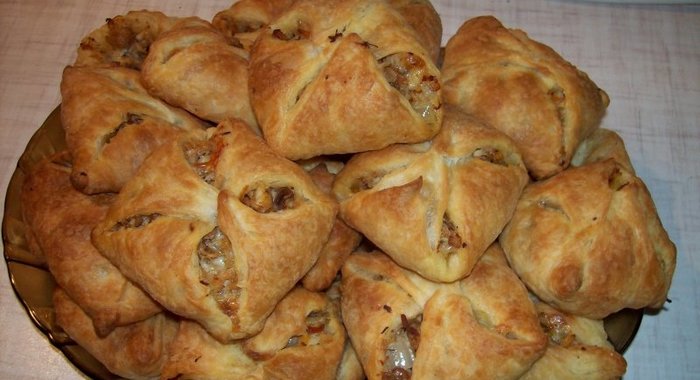 Конвертики с начинкой из куринного мяса