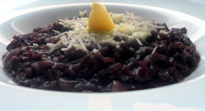 Ризотто с красным вином