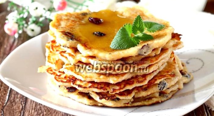 Оладьи из овсяных хлопьев