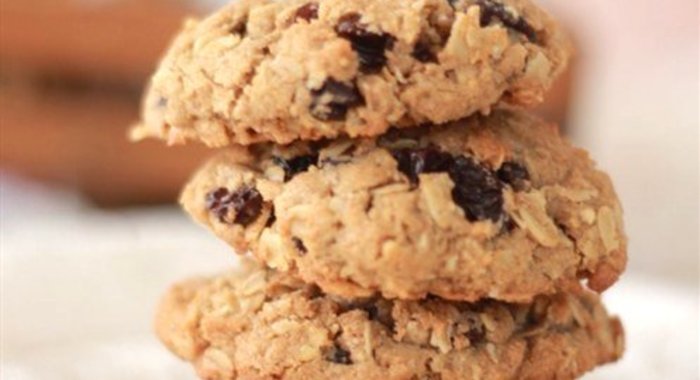 Овсяное печенье с ромовым изюмом