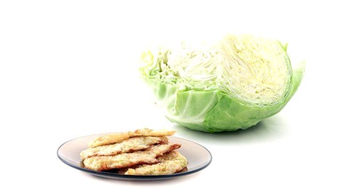 Капустные оладьи с манкой