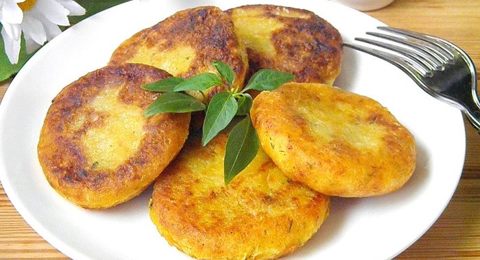 Постные котлеты из кабачков и тыквы