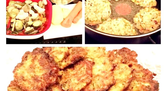 Овощные блинчики