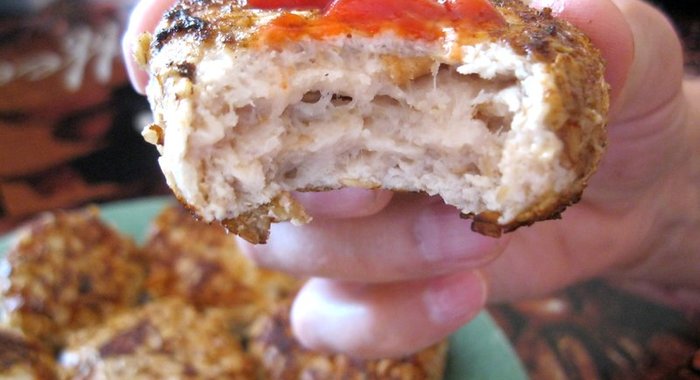 Куриные котлеты с семечками в овсяных хлопьях