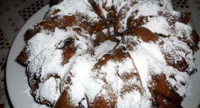 Кекс из черствого хлеба