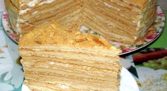 Торт с сметанным кремом