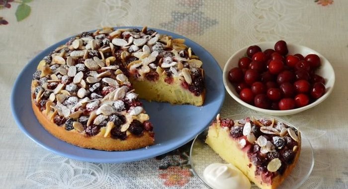 Венский пирог с вишней