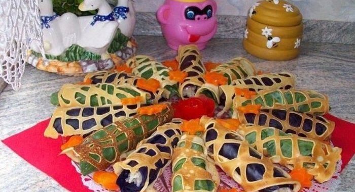 Блины на праздничный стол