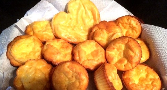 Диетические творожные кексы