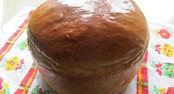 Деревенский хлеб на меду