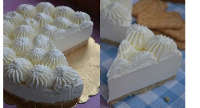 Торт-мусс со вкусом пломбира