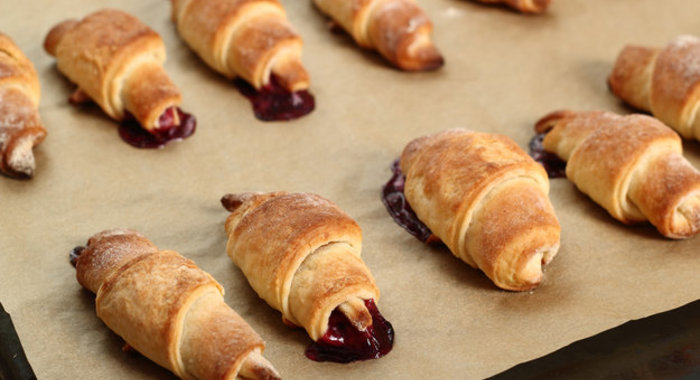 Рогалики с джемом