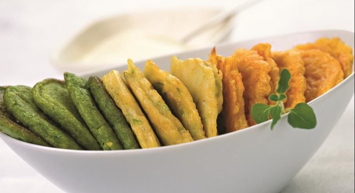 Овощные оладьи