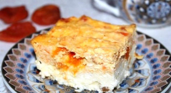 Пирог из моркови и творога