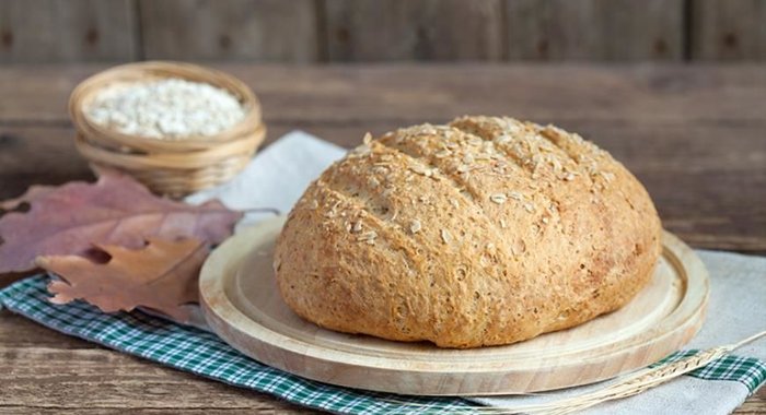 Быстрый овсяный хлеб