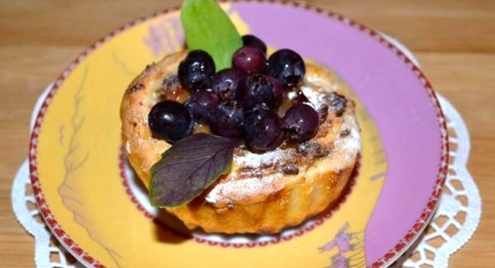 Корзиночки с творогом