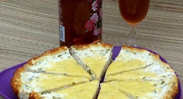 Творожная запеканка с зеленью