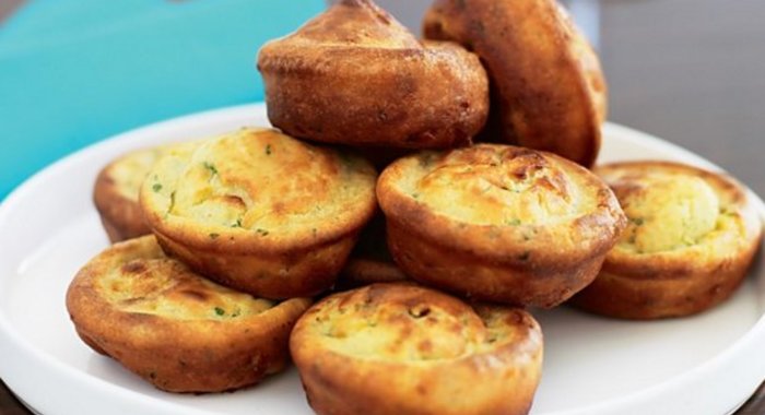 Кексики с сыром и зеленью