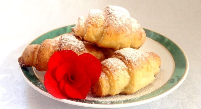 Творожные рогалики