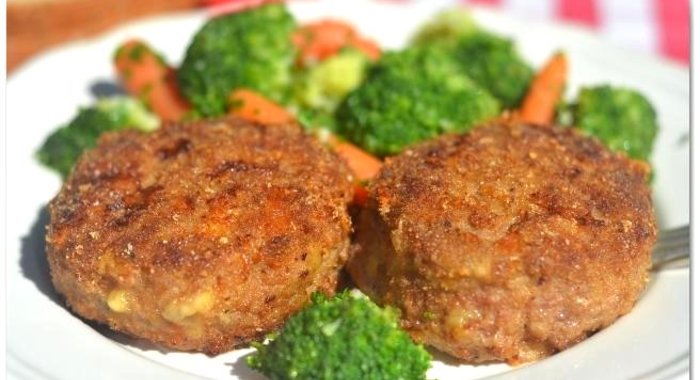 Говяжьи котлеты с сыром