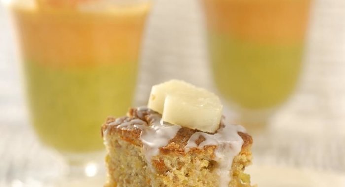 Морковный кекс с грецкими орехами