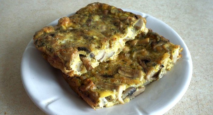 Грибная запеканка