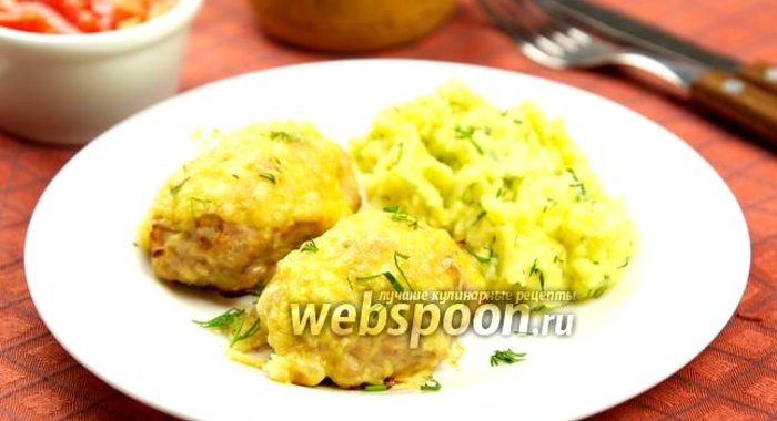 Котлеты из индейки с сыром в духовке