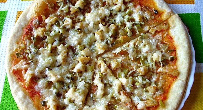 Пицца на кефире