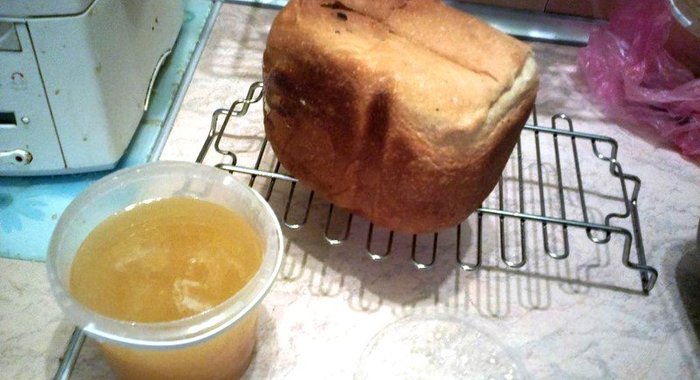 Медовый хлеб с изюмом в хлебопечке