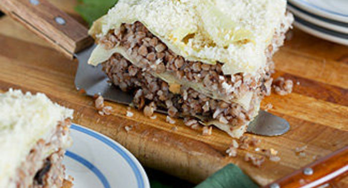 Капустная запеканка с гречневой кашей в мультиварке